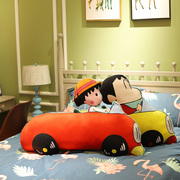 日本卡通公仔樱桃小丸子蜡笔小新抱枕，靠垫床头沙发动漫毛绒玩具偶