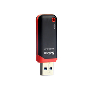 朗科(Netac) u盘G724 16GB USB 2.0 ABS 直插设计/红黑色
