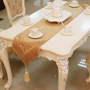 欧式餐桌垫椅垫布艺，四季通用西餐桌旗桌布，餐桌椅背套装座垫