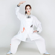 春季舒适垂顺太极服女飘逸太极拳，表演练功服装，男武术套装飘逸