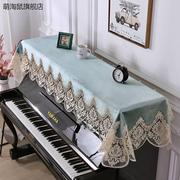 钢琴防尘罩欧式钢琴罩半罩高档钢琴，巾防尘保护套罩蕾丝纱钢琴盖布
