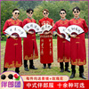 伴郎服中式结婚兄弟团礼服，男士相声服大褂长衫，中国风婚礼唐装马褂