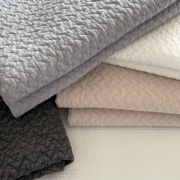 fafamarket 韩国进口床单水洗纯棉绗缝枕套亲肤柔软纯色四季