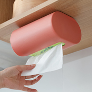 纸巾盒厨房壁挂式创意抽纸盒家用客厅餐巾纸免打孔厕所卫生间收纳