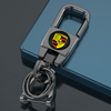 保时捷钥匙扣卡宴macan帕拉梅拉911圈卡曼环链，汽车挂件金属高档挂