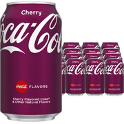 美版樱桃可口可乐355ml*24罐饮料汽水美国进口樱桃味可口可乐