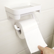 纸巾架卫生间塑料卷纸筒架手机，置物架强力免打孔浴室厕所防水创意