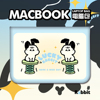 LIVECASE原创奶油色兔子苹果笔记本内胆包适用MACBOOK Pro/Air 13/14寸电脑包华为微软笔记本保护套