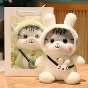 毛绒玩具创意布娃娃小猫咪公仔卡通玩偶抱枕生日儿童礼物送女生