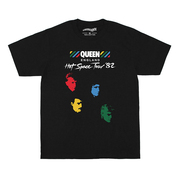 Queen T恤 HOT SPACE TOUR 皇后乐队Scorpions Rock 短袖 T-Shirt