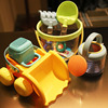 toyroyal日本皇室玩具宝宝沙滩，玩具套装儿童挖沙工具，小铲子水桶车