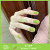 网红款青草绿指甲油胶春夏系2023年流行显白美甲墨绿色指甲胶