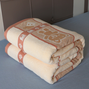 纯棉单人双人老式毛巾被全棉加厚毛巾毯子线毯，午睡空调毯盖毯夏季
