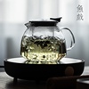 日式耐高温茶水分离过滤玻璃煮茶壶泡茶壶家用花茶壶水壶单壶茶具