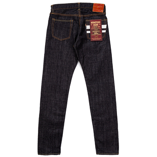 桃太郎momotaro0105-10oz原色，锥形牛仔裤日产薄款复古长裤养牛裤