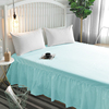 外贸纯棉床裙床罩单件，全棉席梦思保护套纯色，床单1.5m1.8m床