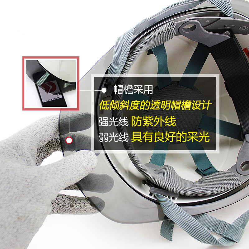 建筑工地帽2高强度ABS工程施工帽防砸透气导劳保帽 白色|ruв категории оборудование/инструменты, строительство защиты, защита головы, шлем - от Buy2taobao.com для оказания профессиональной услуги покупки агента Taobao