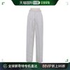 日本直邮DRAWER 女士麻质侧带设计休闲长裤 65142361402