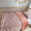 豆豆毯婴儿毯子薄款毛毯春秋宝宝空调盖毯全棉夏季儿童幼儿园被子