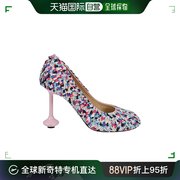 香港直邮loewe女士loewe鞋跟，粉色高跟鞋