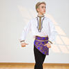 成人新疆维吾尔族演出服民族舞蹈练功服装，男维族艺考考级表演套装