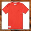 海外购wtaps23男式运动t恤红色，时尚速干修身短袖