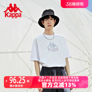 kappa卡帕圆领男子女子半袖，2023夏季运动休闲短袖印花t恤