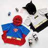 夏季ins男童蝙蝠侠超人短袖T恤童装上衣 儿童宝宝卡通奥特曼t恤潮