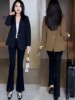 高级感西装外套，女2024春秋韩版休闲气质小个子设计感西服上衣