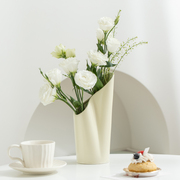 高级感小众陶瓷花瓶客厅轻奢干花插花餐桌，家居摆件水养鲜花装饰品