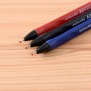 最炫A0中油笔 按顺办公圆珠笔学生水感动滑原子笔蓝R6.7mm老师红