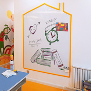 涂鸦墙膜儿童环保磁性家用房间小孩子可擦写字的白板纸画黑板墙贴