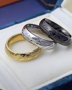 跨境钛钢不锈钢魔戒指环王戒指，欧美外贸时尚饰品戒指