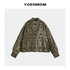 yoenmom六重围宋锦重磅，新中式斜襟夹棉薄棉服女2023秋冬外套