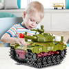 儿童坦克玩具车大号男孩，越野车电动音乐，仿真模型汽车2-3一6岁女孩