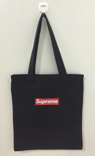 supreme流行帆布包，单肩手提购物袋，支持来图定制