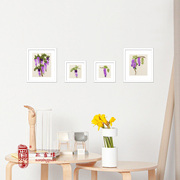 紫藤 手工丝带绣DIY初学植物花卉挂画装饰清新客厅卧室立体