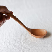 至上良品日式原木汤勺可挂长柄，木勺厨房创意日韩料理火锅木质勺