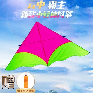2024小轻体风筝伞布碳素，杆三角风筝，儿童成人微风好飞潍坊风筝