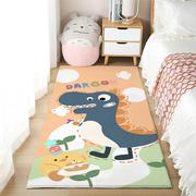 长条床边地毯可爱卡通，儿童客厅地毯卧室床前飘窗沙发茶几毯地垫子