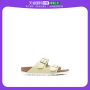 欧洲直邮Birkenstock女士Arizona双扣环浅绿色凉鞋