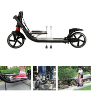 非电动款亲子儿童滑板车，双减震碟刹可折叠二轮单脚滑划轮车