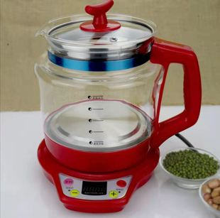 加厚玻璃汉方养生壶多功能玻璃煮茶器，电煎中药壶，花茶黑茶壶热水壶