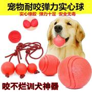狗狗玩具耐咬弹力球磨牙训狗宠物玩具橡胶球金毛泰迪狗玩具训练球