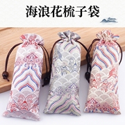 中国风梳子袋谭木匠牛角梳，专用礼盒丝绸，包装袋子口袋勺子布袋