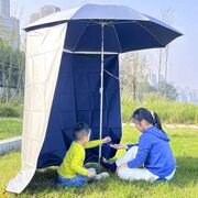 黑胶伞户外垂钓钓鱼伞1.8米2米2.2米围布防风防雨防晒防紫外线伞