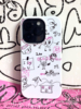涂鸦ins风韩国blackpink双层手机壳，适用于iphone15promax手绘苹果14pro菲林12全包13安卓亮面xr