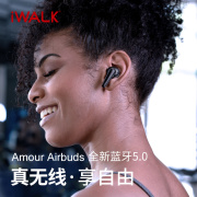 iwalk真无线蓝牙耳机5.0入耳式双耳耳塞智能降噪苹果8x三星华为手机通用hifi高音质(高音质)12带充电盒可接听电话听歌
