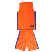 篮球服套装男夏背心短裤球衣定制篮球大中学生定制印号180053橙色