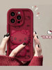 猫咪镜子支架苹果15promax手机壳iphone14保护套1113pro12mini可爱xxr红色，6s7p8plus超火xsmax女se3